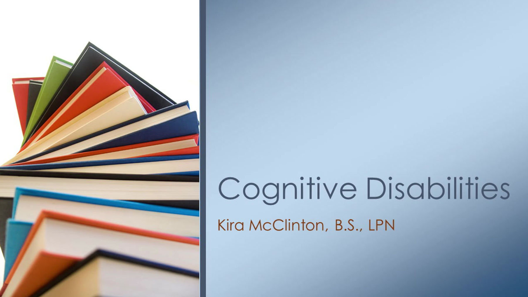 Cognitive Disabilities CEU
